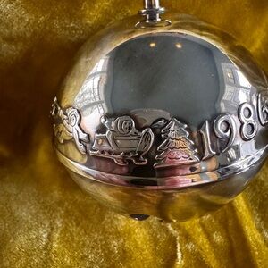 Silver Holiday Ornament